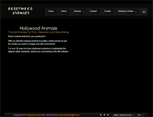 Tablet Screenshot of hollywoodanimals.com